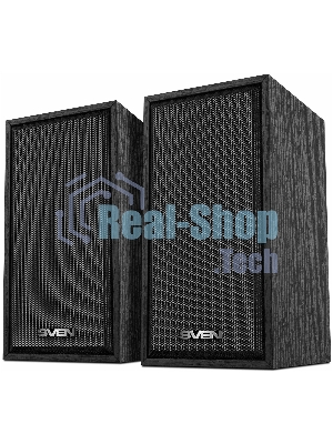 Акустическая система SVEN SPS-509 2.0 (2x3W, USB+БП) дерево, черный