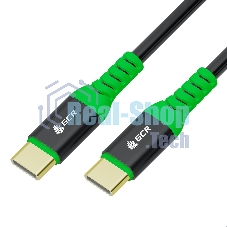 Кабель GCR USB5.0 80GbPS 240W 16K VIDEO, 2.0m, черный