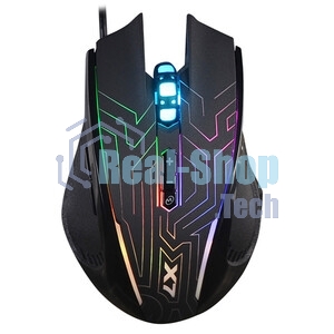 Мышь проводная A4Tech X87 черный, 2400 dpi, USB, кнопки - 8