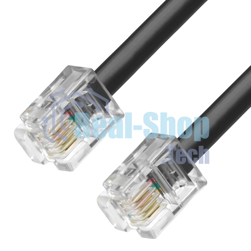 Телефонный шнур Greenconnect удлинитель для аппарата 5.0m GCR-TP6P4C-5.0m, 6P4C (джек 6p4c - jack 6p4c) белый Greenconnect Телефонный шнур удлинитель для аппарата 5.0m GCR-TP6P4C-5.0m, 6P4C (джек 6p4c - jack 6p4c) белый