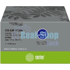 Этикетки Cactus CS-LW-11356 сег.:89x41мм черный белый 300шт/рул Dymo Label Writer 450/4XL Этикетки Cactus CS-LW-11356 сег.:89x41мм черный белый 300шт/рул Dymo Label Writer 450/4XL