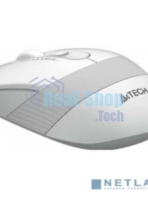 Мышь беспроводная A4Tech Fstyler FG10 белый/серый, 2000 dpi, радиоканал, USB, кнопки - 4