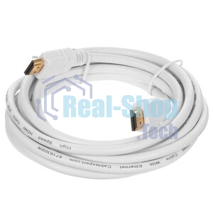 Кабель Cablexpert HDMI CC-HDMI490-10, 19M/19M, v2.0, медь, позол.разъемы, экран, угловой, 3м, черный, пакет