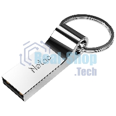 Флешка USB Netac U275 (NT03U275N-064G-20SL), 64Gb, USB 2.0, R/W 50/15, серебристый
