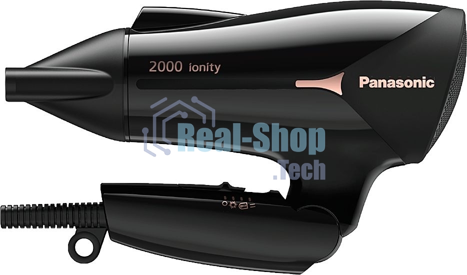 Фен Panasonic EH-NE66-K865 черный, 2000 Вт, ионизация, компактный