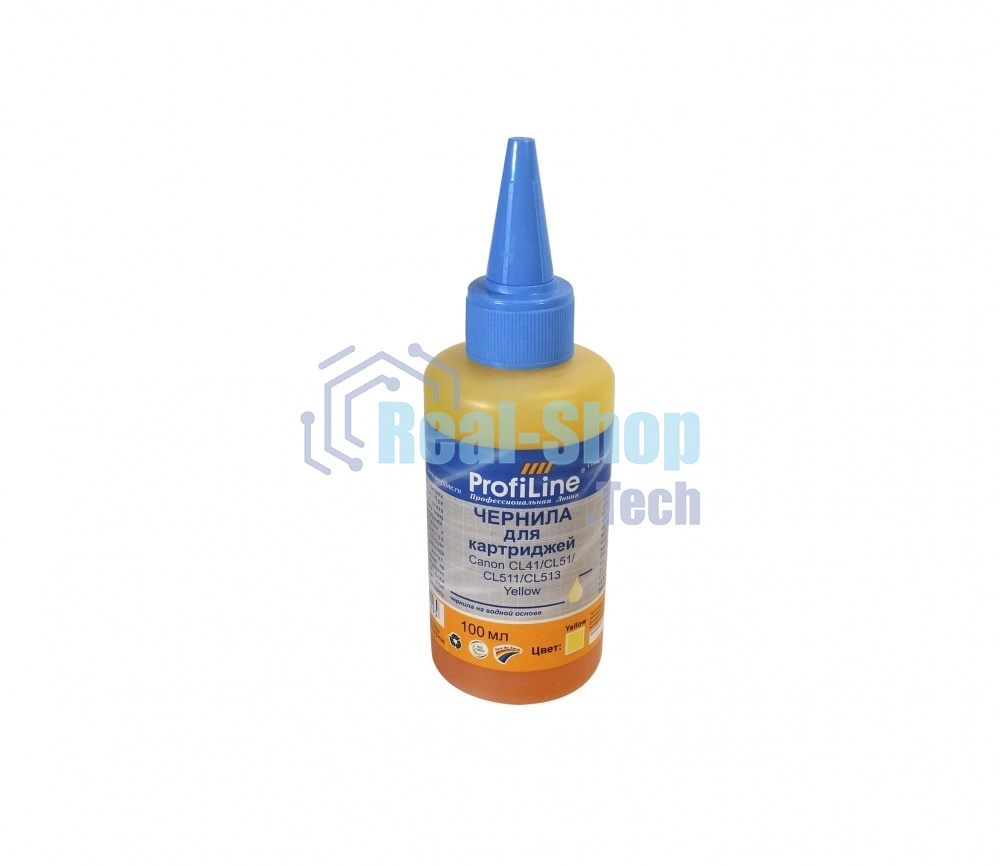 Чернила ProfiLine PL-CL 41/CL 51/CL 511/CL 513 для Canon Yellow 100 мл водн
