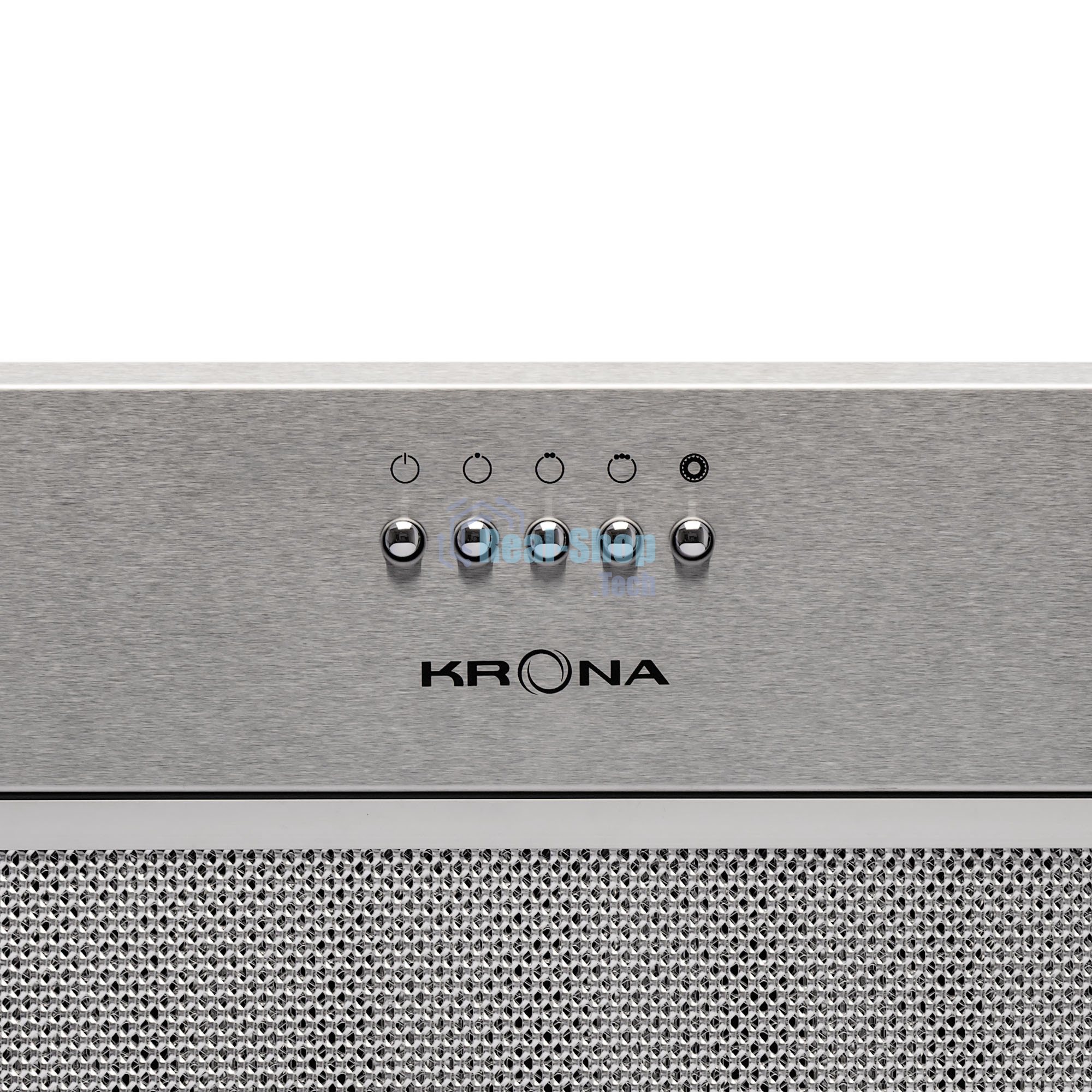 Вытяжка встраиваемая Krona Ameli 600 inox PB нержавеющая сталь, 60 см, 633 куб. м/ч, 50 дБ