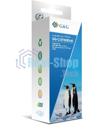 Чернила G&G GG-C13T00R140 черный70мл для Epson EcoTank 7700/7750