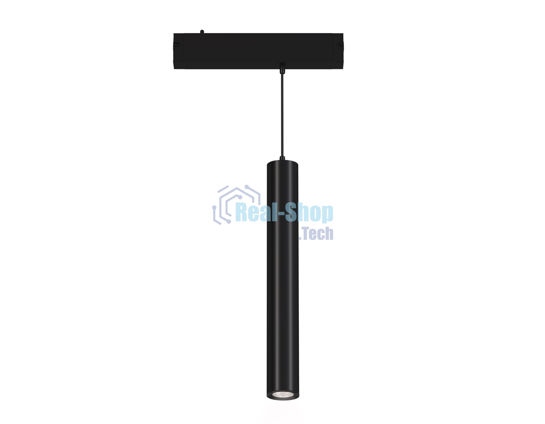 Акцентный подвесной светильник GL8120 BK черный IP20 12W 3000-6000K 220V 24° D40*300