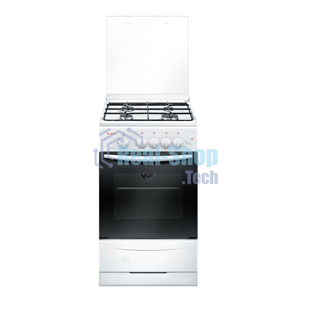 Плита газовая Gefest 3200-06 К2 белый, конфорок 4 шт, духовка 42 л, 50 см x 85 см x 57 см