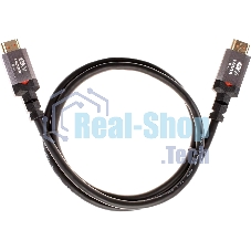 Кабель Telecom TCG365-1M HDMI 19M/M,ver. 2.1, 8K@60 Hz 1m метал разъемы, Telecom TCG365-1M