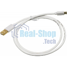 Кабель USB2.0 2A Square USB A (m)/micro USB B (m) 0.75м позолоченные контакты Кабель USB2.0 2A Square USB A (m)/micro USB B (m) 0.75м позолоченные контакты