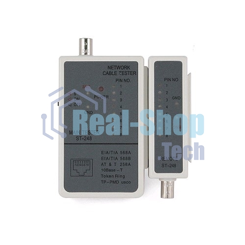 Тестер LAN Gembird NCT-1, для RJ-45, RG-58
