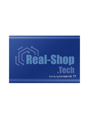 Внешний SSD Samsung T7, 2TB, USB 3.2 Gen 2 Type-C, R/W 1050/1000, синий