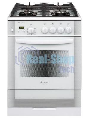 Плита газовая Gefest ПГ 6500-03 0042 белый, конфорок 4 шт, духовка 52 л, 60 см x 85 см x 60 см
