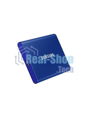 Внешний SSD Samsung T7, 2TB, USB 3.2 Gen 2 Type-C, R/W 1050/1000, синий