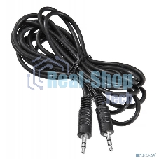 Кабель соединительный аудио Buro Jack 3.5 (m)/Jack 3.5 (m) 3м. черный