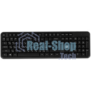Комплект клавиатура+мышь Oklick S277W беспроводной, USB, 1600 DPI, серый