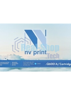 Картридж лазерный NVPrint совместимый HP Q6001A/Can707 Cyan для LJ Color CM1015MFP/1017MFP/1600/2600N (2000k)