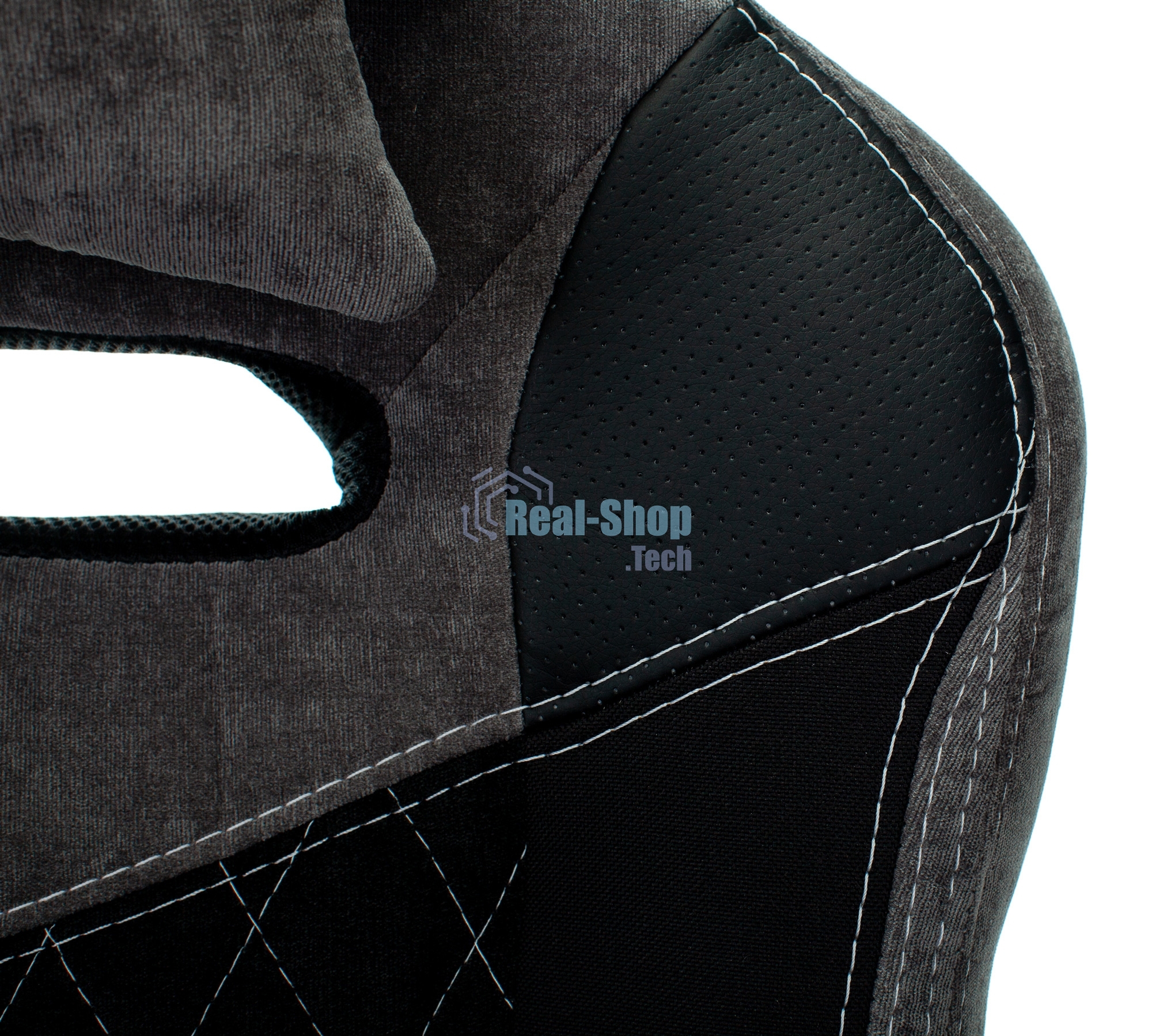 Кресло Бюрократ VIKING 6 KNIGHT B FABRIC черный, ткань, 120 кг, механизм качания