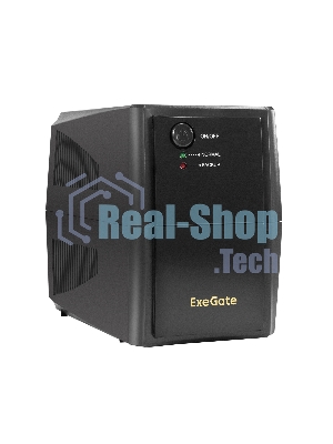 Источник бесперебойного питания ExeGate SpecialPro UNB-500.LED.AVR.4C13 500VA/300W, LED, AVR, 4*C13, черный