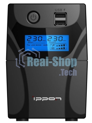 Источник бесперебойного питания Ippon Back Power Pro II 600 / 600 ВА / 360 Вт / 4 x CEE 7 (евророзетка)