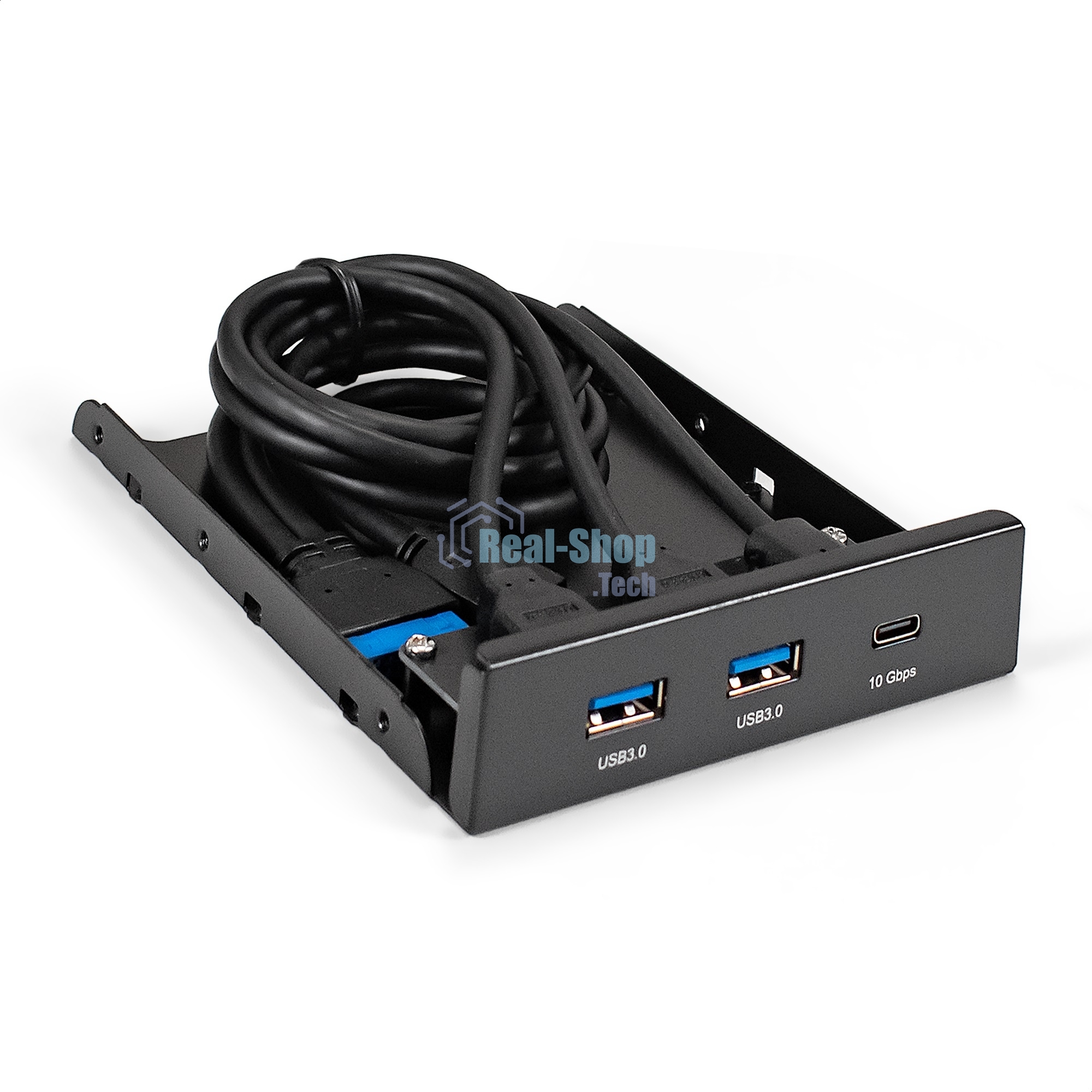 Планка USB на переднюю панель ExeGate U3H-616, 3,5