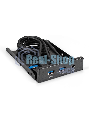 Планка USB на переднюю панель ExeGate U3H-616, 3,5