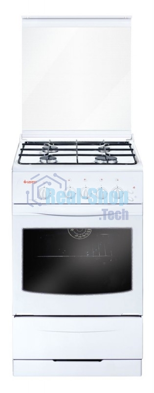 Плита газовая Gefest 3200-06 К2 белый, конфорок 4 шт, духовка 42 л, 50 см x 85 см x 57 см