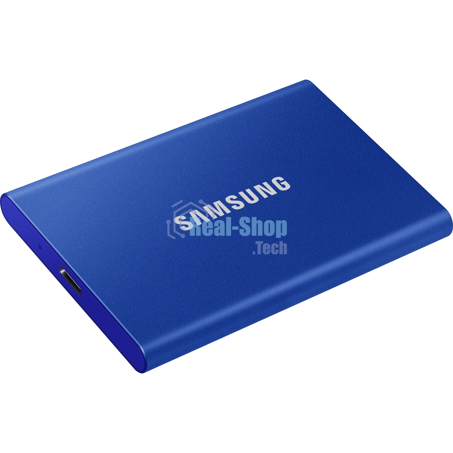 Внешний SSD Samsung T7, 1TB, USB 3.2 Gen 2 Type-C, R/W 1050/1000, синий