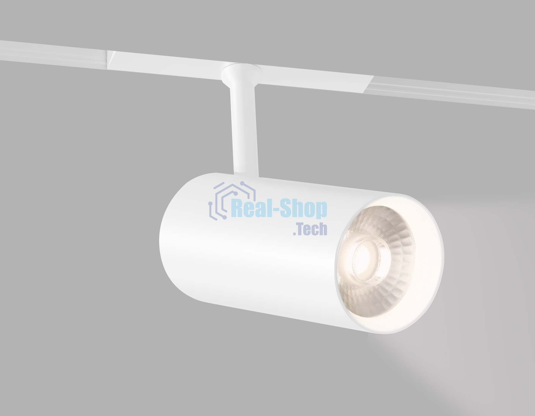 Трековый акцентный светильник Ambrella light GL4430 WH белый IP20 20W 3CCT 3000-6000K SMART 48V 24° D65*140