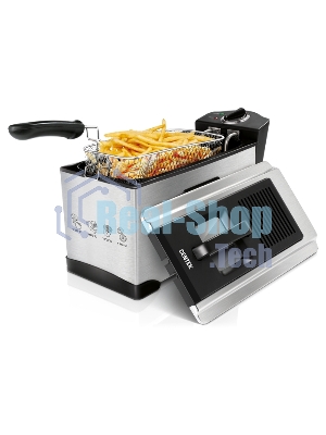 Фритюрница Centek CT-1431 серебристый, 1800 Вт, 3.5 л, 1 кг, антипригарное покрытие