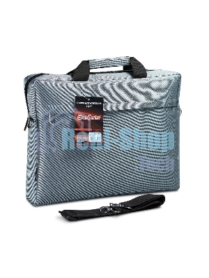 Сумка для ноутбука ExeGate EX205136RUS Start S15 Grey, серая, полиэстер, для ноутбуков до 15.6