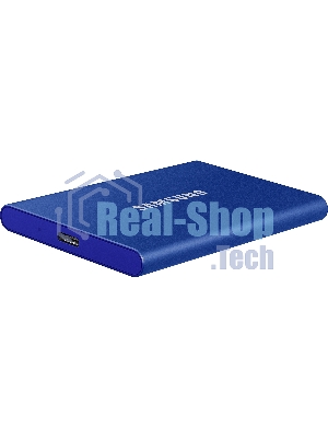 Внешний SSD Samsung T7, 1TB, USB 3.2 Gen 2 Type-C, R/W 1050/1000, синий