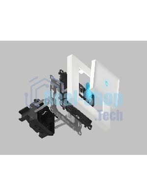 Механизм 2-клавишного выключателя с самовозвратом 10A-250V QUANT VM129