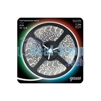 Лента светодиодная Gauss 312000407LED 5050-SMD 7.2W 12V DC RGB блистер 5м