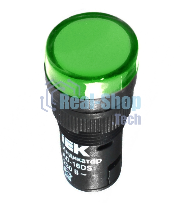 Арматура светосигнальная AD-16DS 230В зел. IEK BLS10-ADDS-230-K06-16