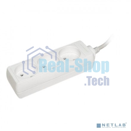 Удлинитель 3х3 м без заземл. 10А IP20 У3 2P IEK WYP10-06-03-03-N