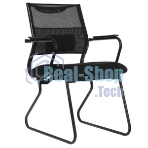 Кресло офисное Бюрократ CH Balance-Av черный Elastic-102 TW-11 сетка/ткань полозья металл черный