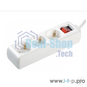 Удлинитель 3х1.5 м с заземл. 16А IP20 У03К с выкл. ПВС 3х1 IEK WYP10-16-03-01-ZK-17