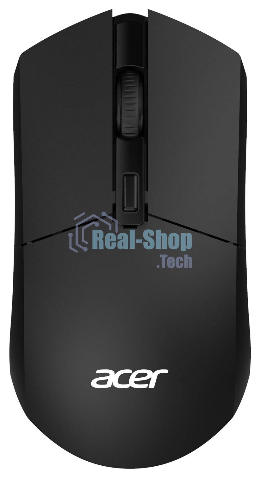Комплект клавиатура+мышь Acer OKR120 беспроводной, USB, 1600 DPI, чёрный