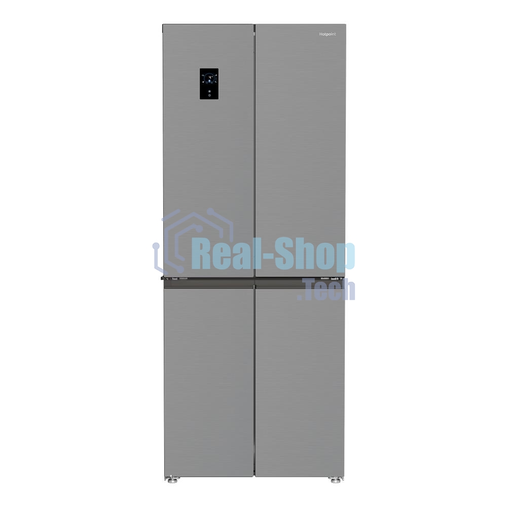 Холодильник Hotpoint HFP4 480I X нержавеющая сталь трехкамерный 300/150л морозилка снизу, No Frost, Side by Side