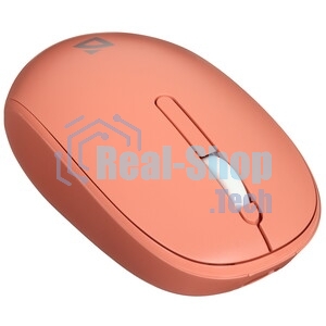 Мышь беспроводная Defender Smart MM-396 красный, 1600 dpi, радиоканал, Bluetooth, USB, кнопки - 3