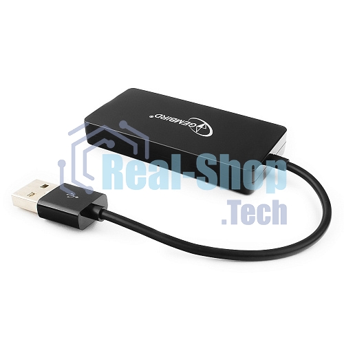USB-концентратор Gembird UHB-U2P4-03, USB 2.0, USB 4 порта, USB
