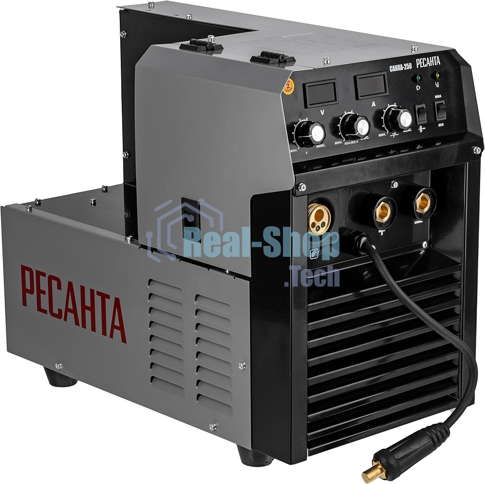 Сварочный аппарат Ресанта САИПА-250 инвертор ММА DC/MIG-MAG/FCAW 11.5кВт