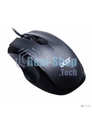 Мышь проводная Acer OMW020 черный, 1600 dpi, USB, кнопки - 4