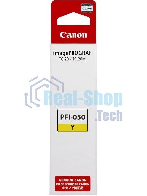 Картридж струйный Canon PFI-050Y 5701C001 желтый (70мл) для Canon imagePROGRAF TC-20M