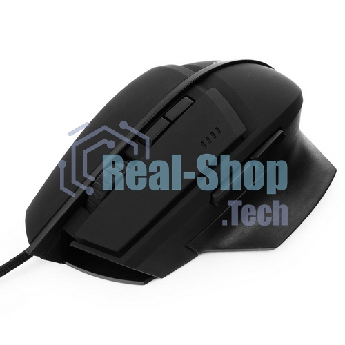 Мышь проводная Гарнизон GM-740G черный, 3200 dpi, USB, кнопки - 7