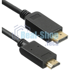 Кабель аудио-видео KingPrice KP-DP1.1-HD1.4-1.5m DisplayPort (m)/HDMI (m) 1.5м. позолоч.конт. черный Кабель аудио-видео KingPrice KP-DP1.1-HD1.4-1.5m DisplayPort (m)/HDMI (m) 1.5м. позолоч.конт. черный