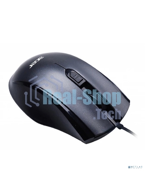 Мышь проводная Acer OMW020 черный, 1600 dpi, USB, кнопки - 4